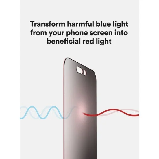 BodyGuardz Red Light Converter Privacy Glass Screen Protector for iPhone Pro